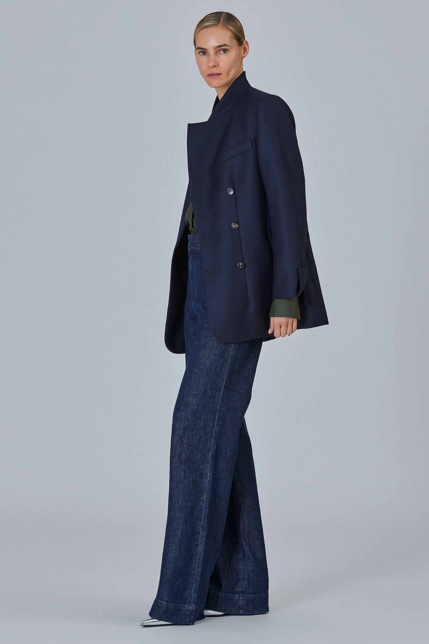 Sa Su Phi Lauren Giacca doppiopetto flanella cashmere