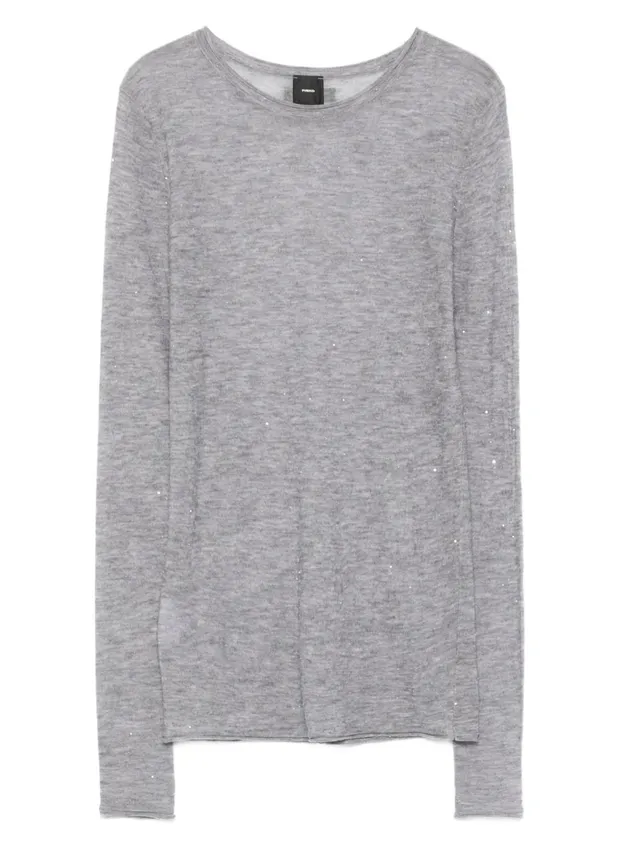 Pinko 105398 A2PMI42 maglia grigia donna