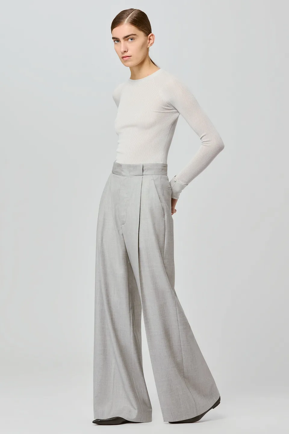 Sa Su Phi Bogart pantaloni grigi taglia 38 lana