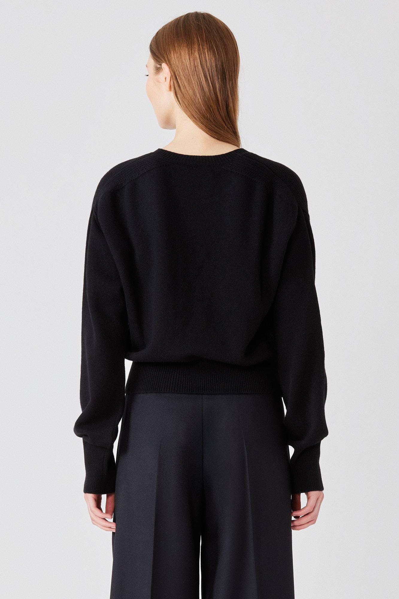 Sa Su Phi Lea maglione cashmere scollo rotondo nero