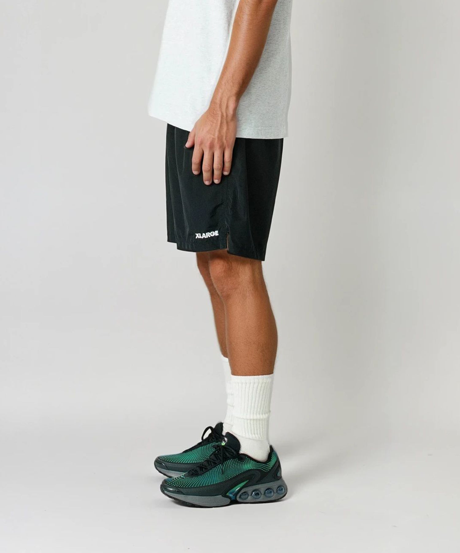 X-Large Embroidered Nylon Pantaloncini Nylon Logo