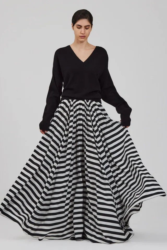 Sa Su Phi Lavinia maglione cashmere scollo V nero