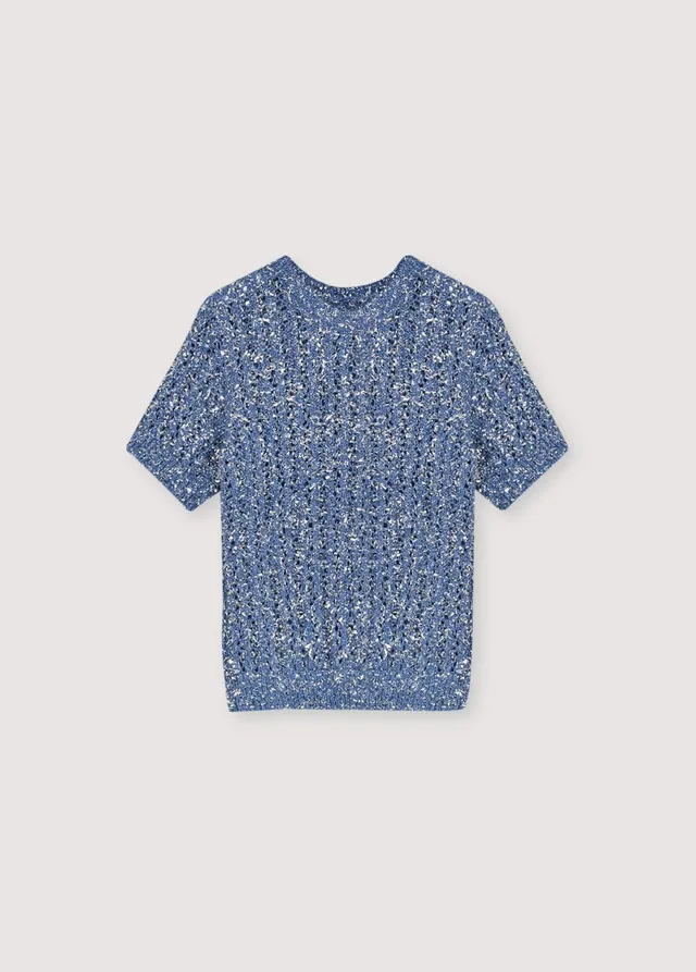 THE NEW SOCIETY Cassia maglia donna cotone manica corta