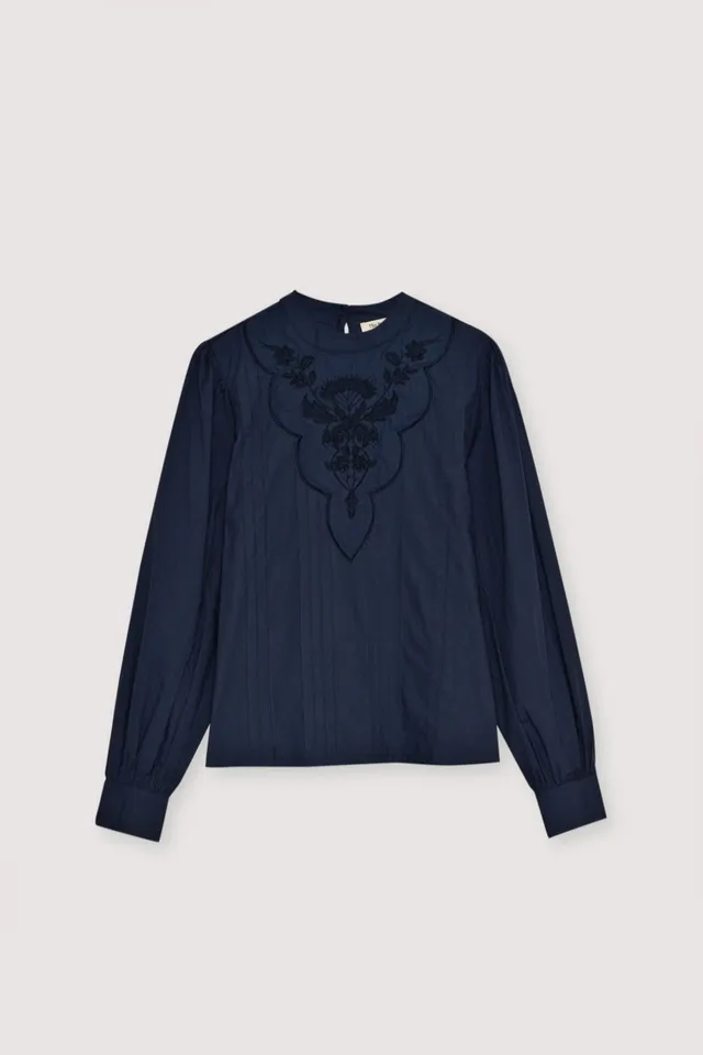 The New Society Nara blusa donna Infinite Navy taglia S