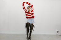 The New Society Ellie Woman Polo maglia rossa mohair