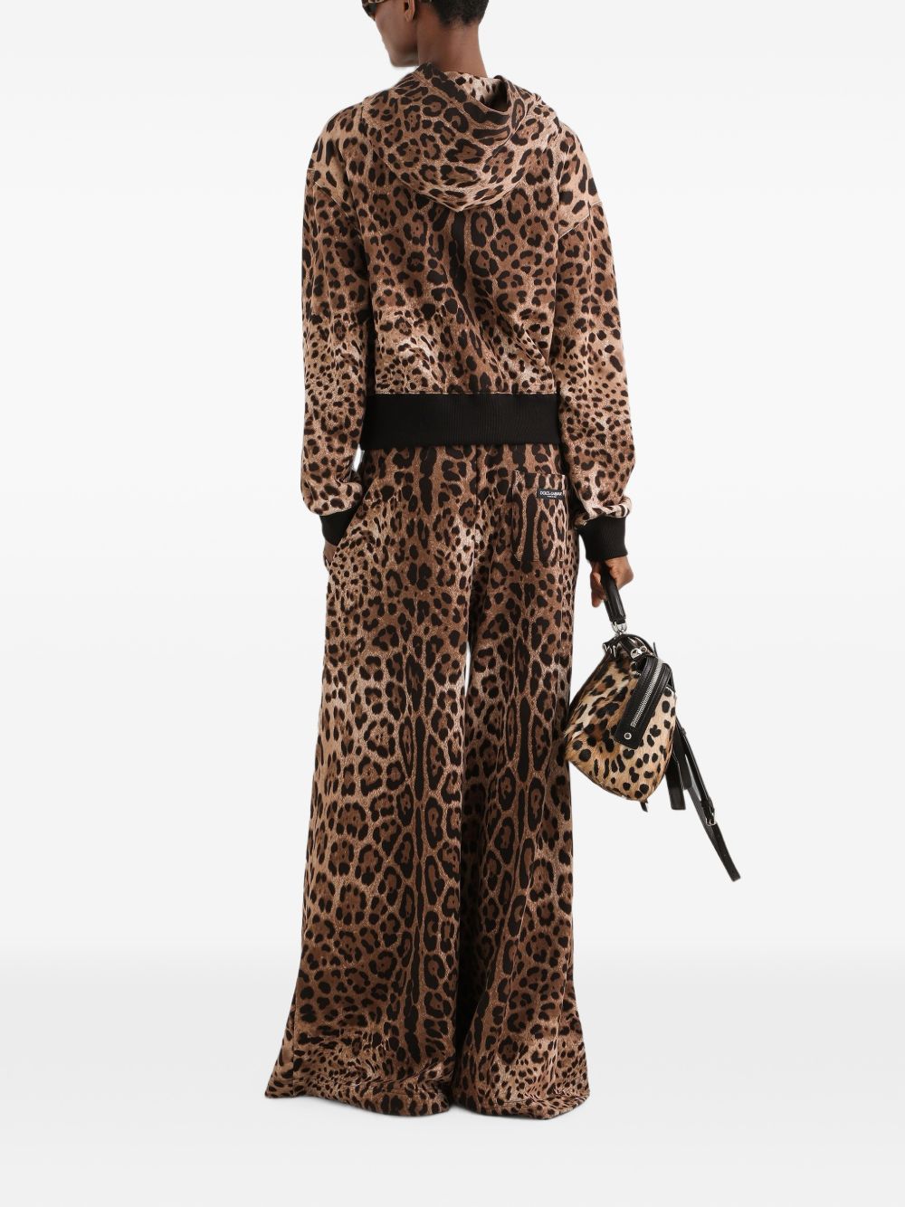 Dolce & Gabbana F9U48T felpa leopard donna