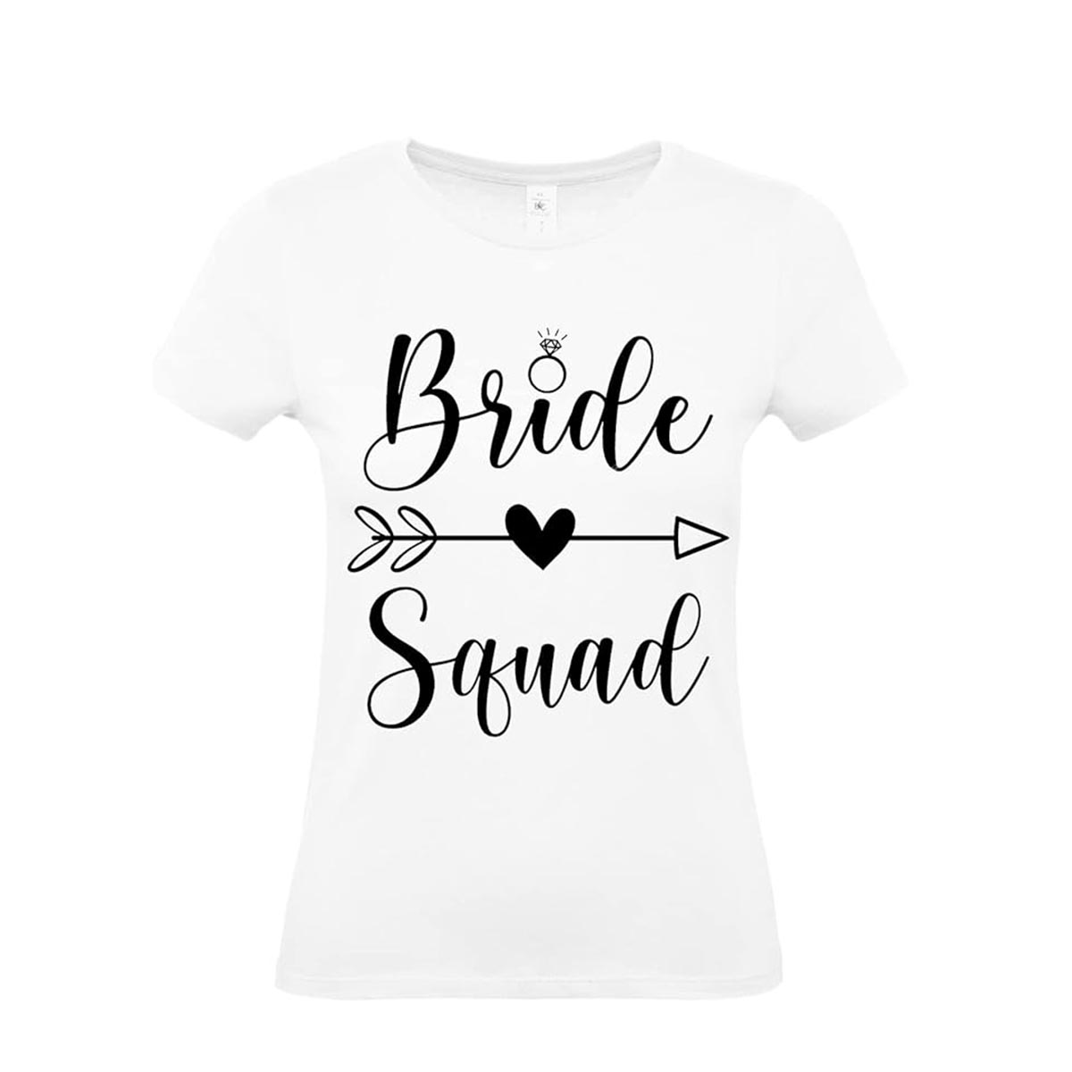Mr. Gadgets Bride Squad t-shirt addio nubilato cotone