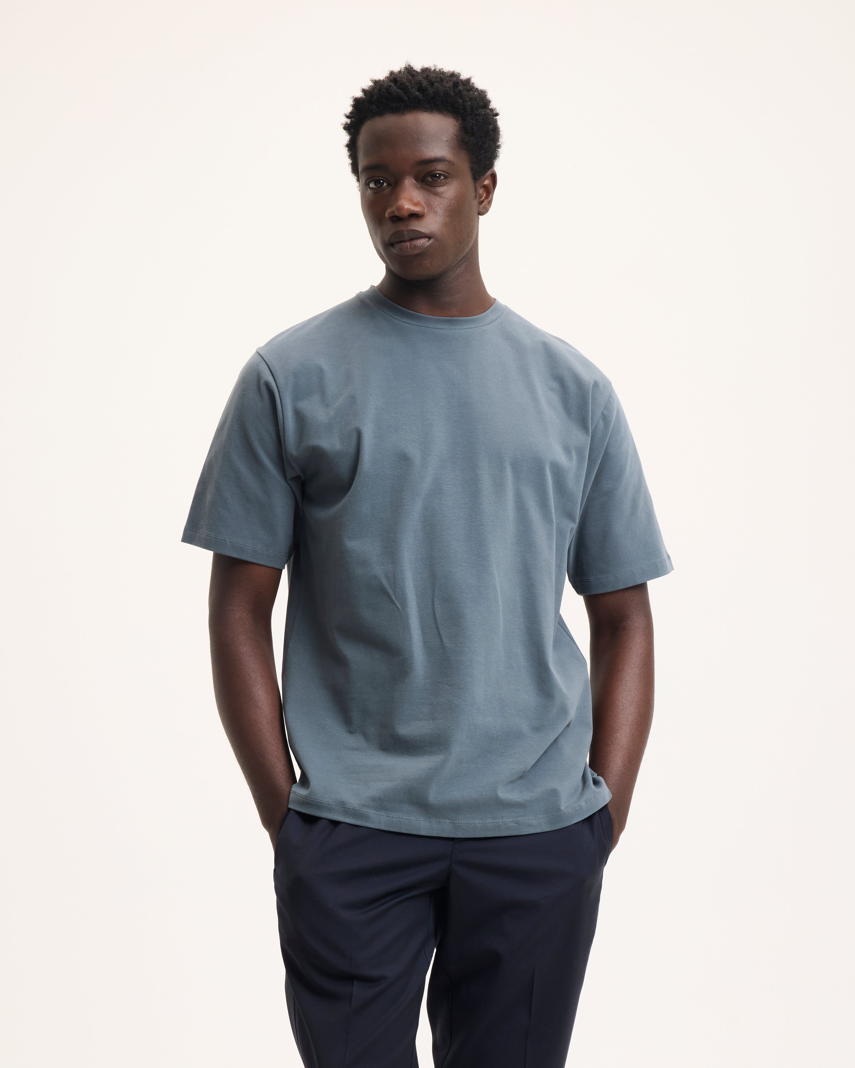 GOODPEOPLE Ted Relaxed t-shirt cotone urban green