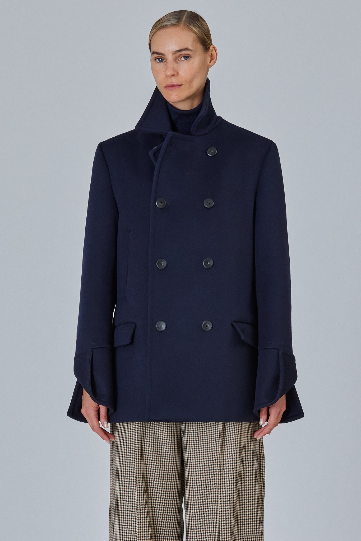 Sa Su Phi peacoat corto doppiopetto lana cashmere