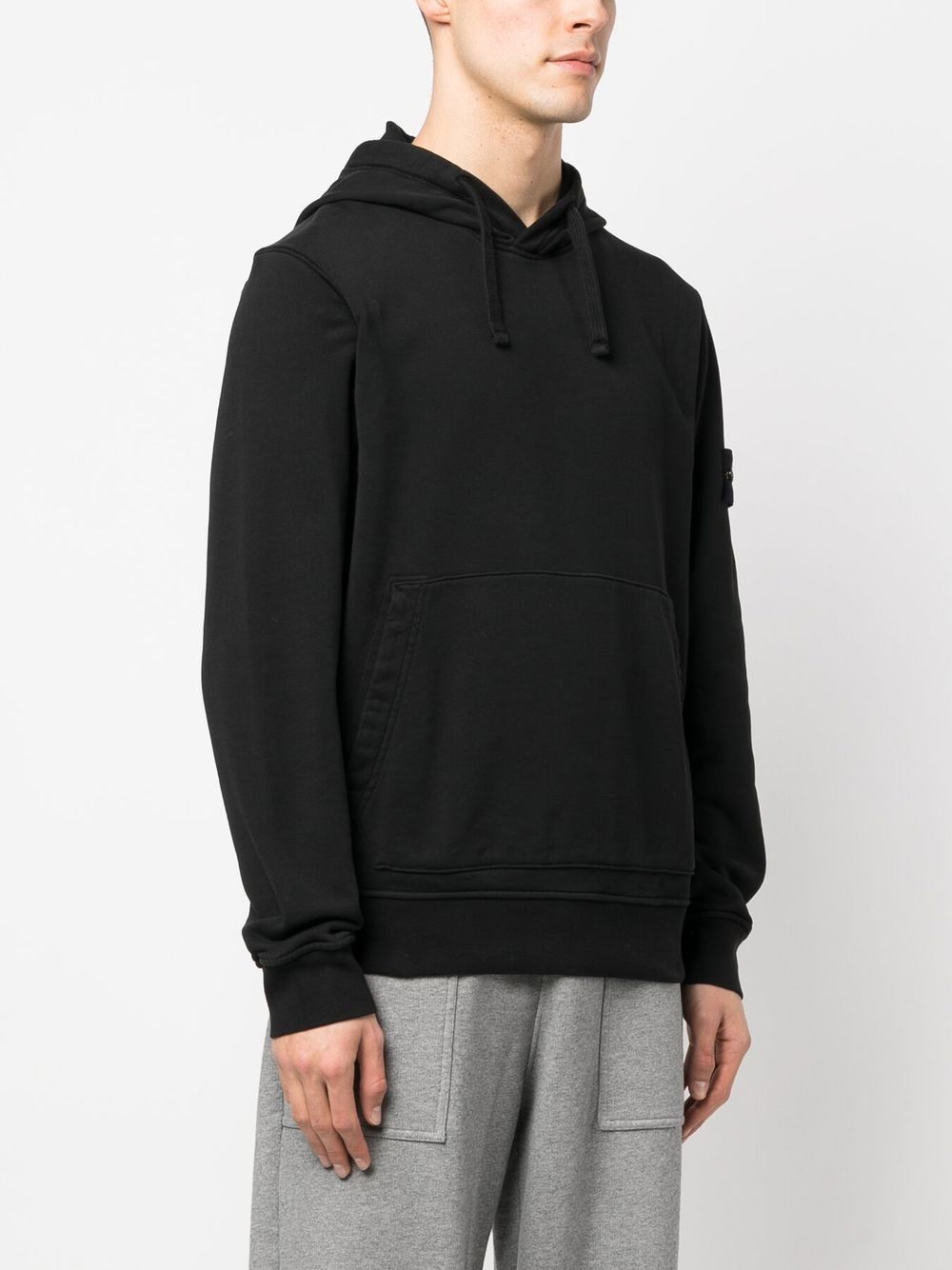 Stone Island L2S156100062 felpa con cappuccio nera