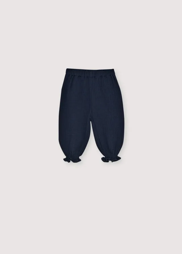 THE NEW SOCIETY Maitea pantaloni bimba navy 6 mesi leggeri
