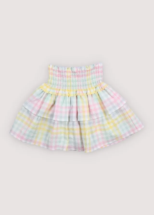 The New Society Mallow gonna bambina cotone Mallow Check