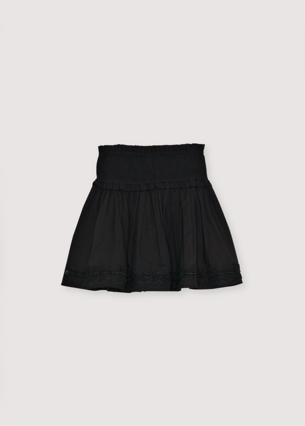 The New Society Dahlia Skirt gonna voile Eclipse Noir