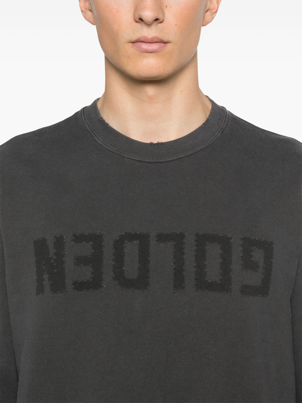 Golden Goose GMP01223 felpa uomo antracite