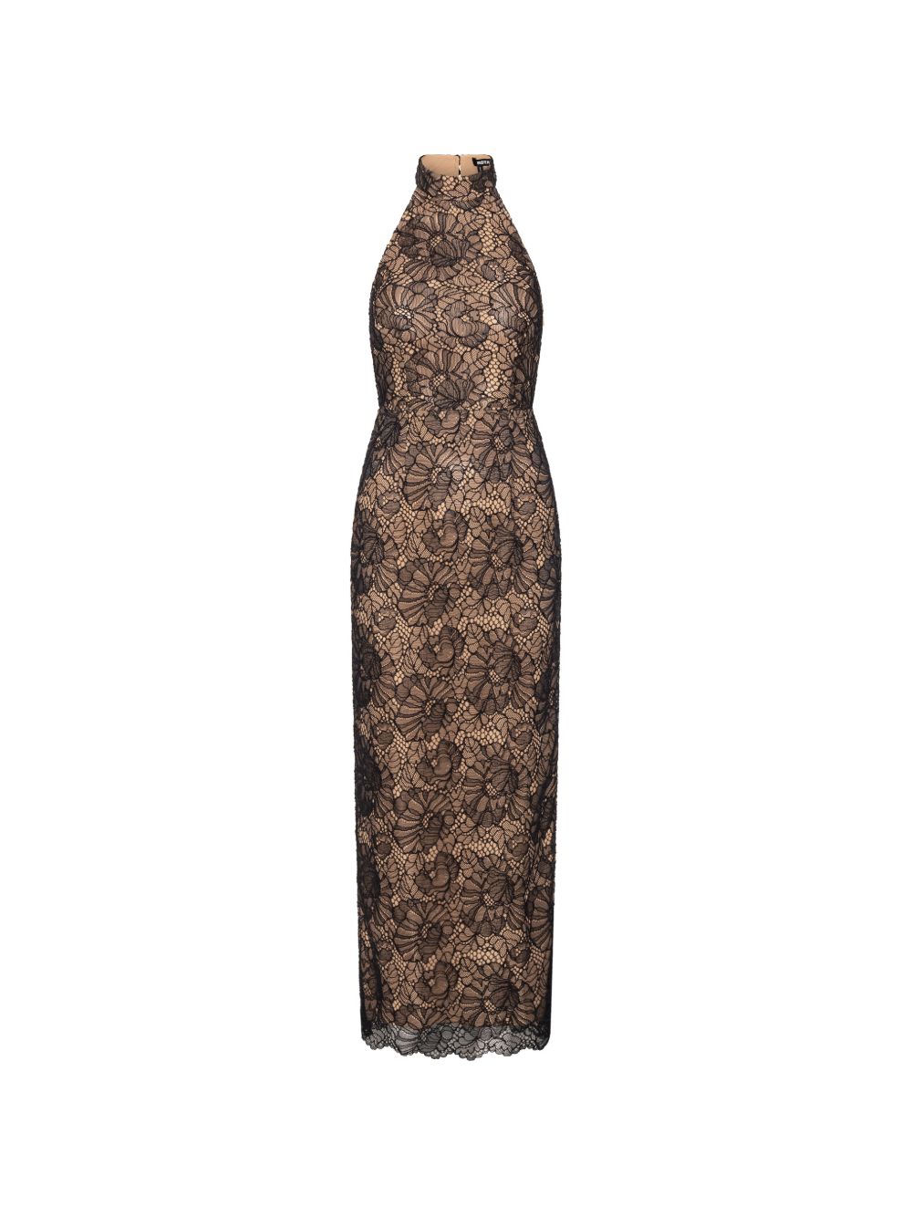 Rotate 116266100 abito lungo nero donna