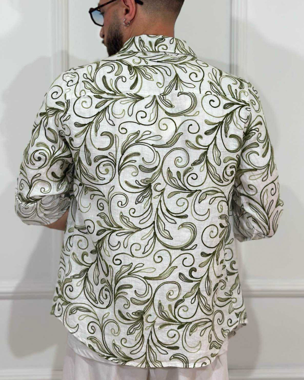 ONLYONE Eden camicia lino vestibilità regolare