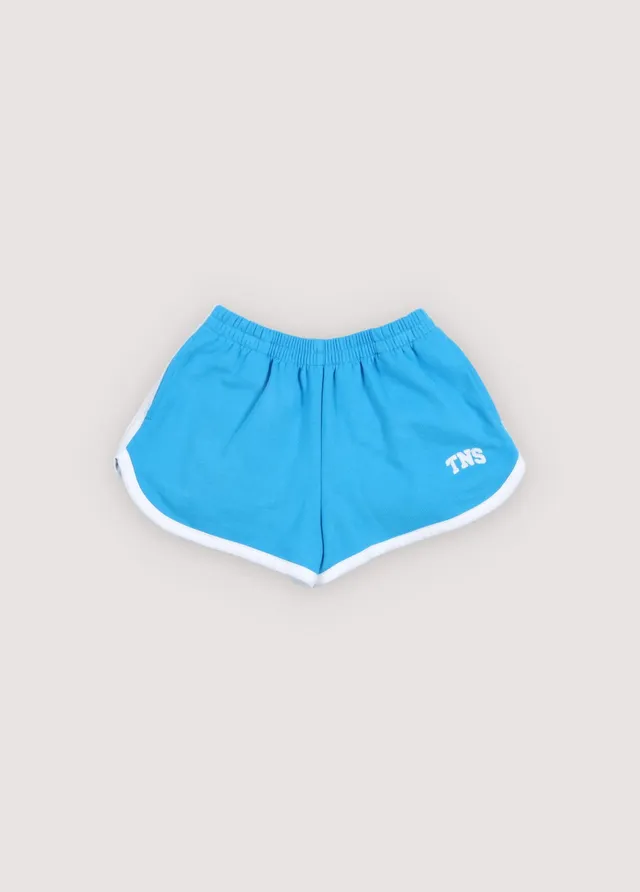 The New Society Clover Short pantaloncini bimbo blu piscina