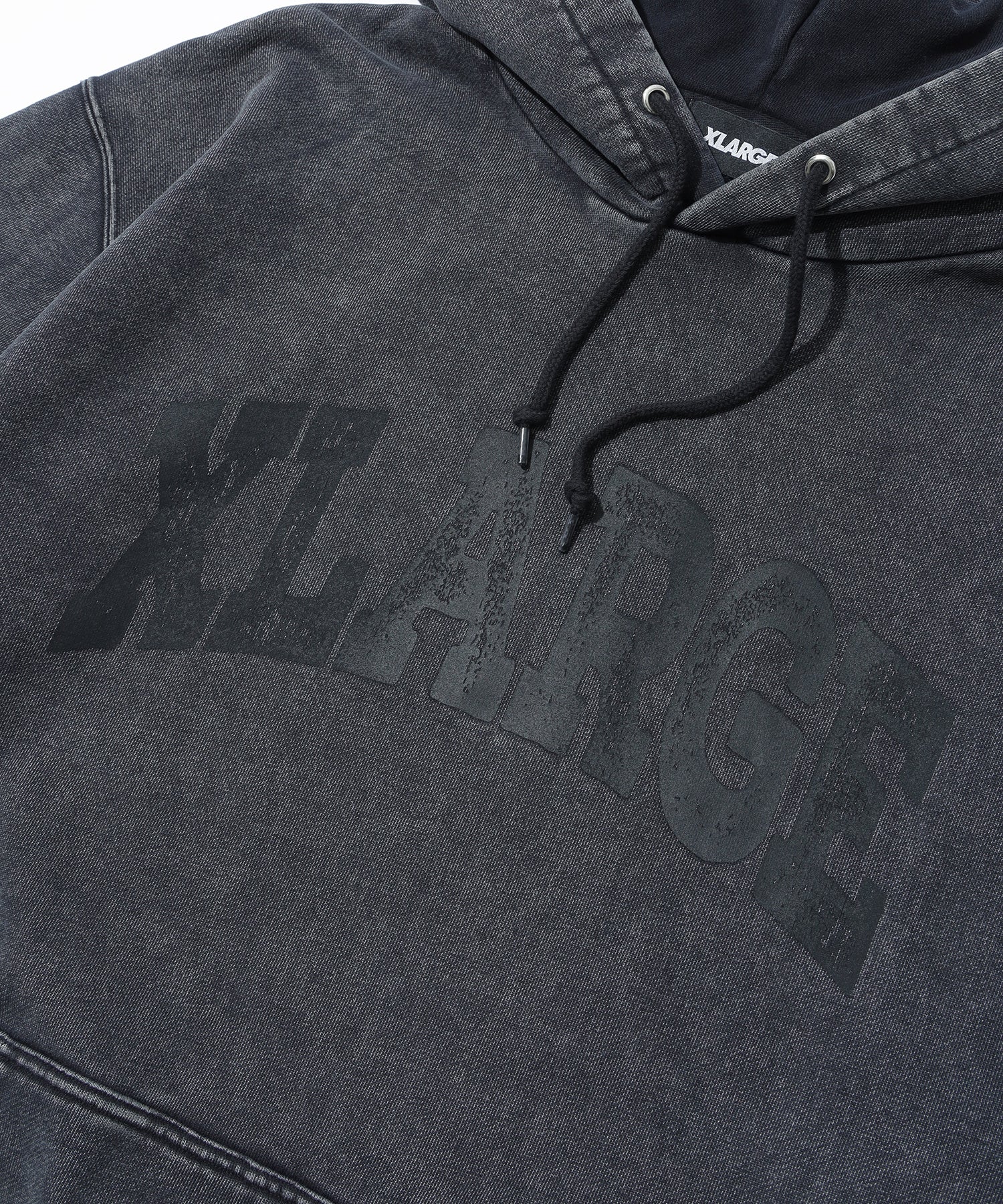 X-Large Collage Logo felpa cappuccio cotone