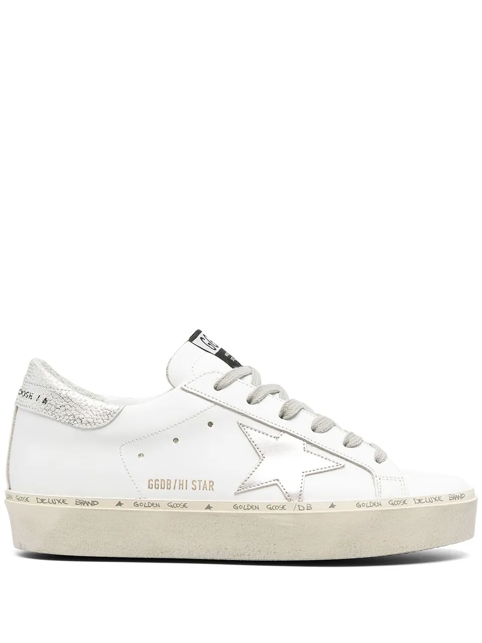 Golden Goose Hi Star GWF00118 sneakers bianche 38
