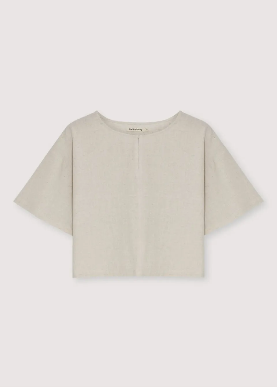 The New Society Melissa blusa lino sand vigore donna