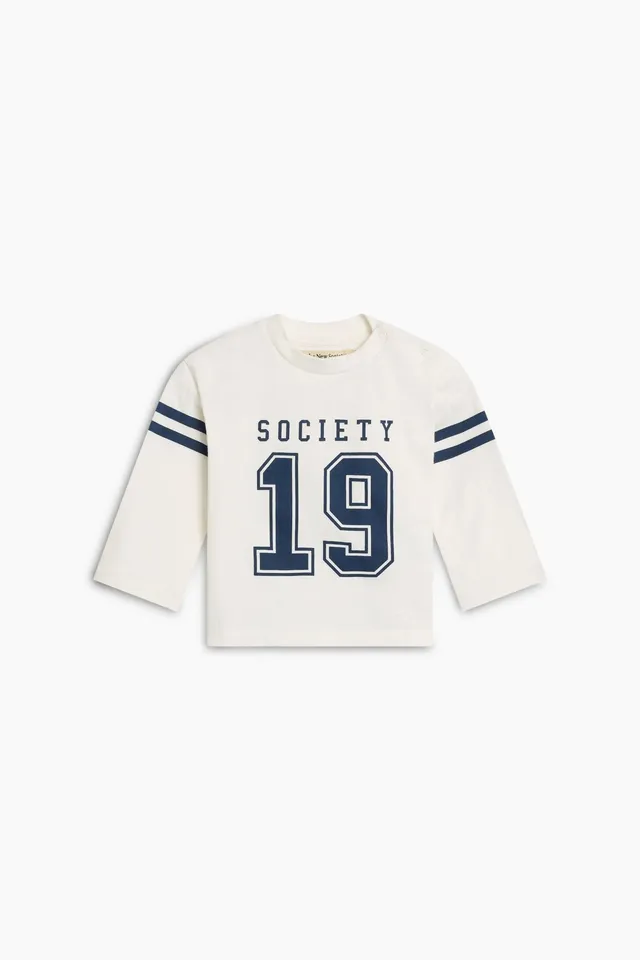 The New Society Lane maglietta neonato cotone maniche corte