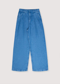The New Society Micenas pantaloni denim blu lyocell