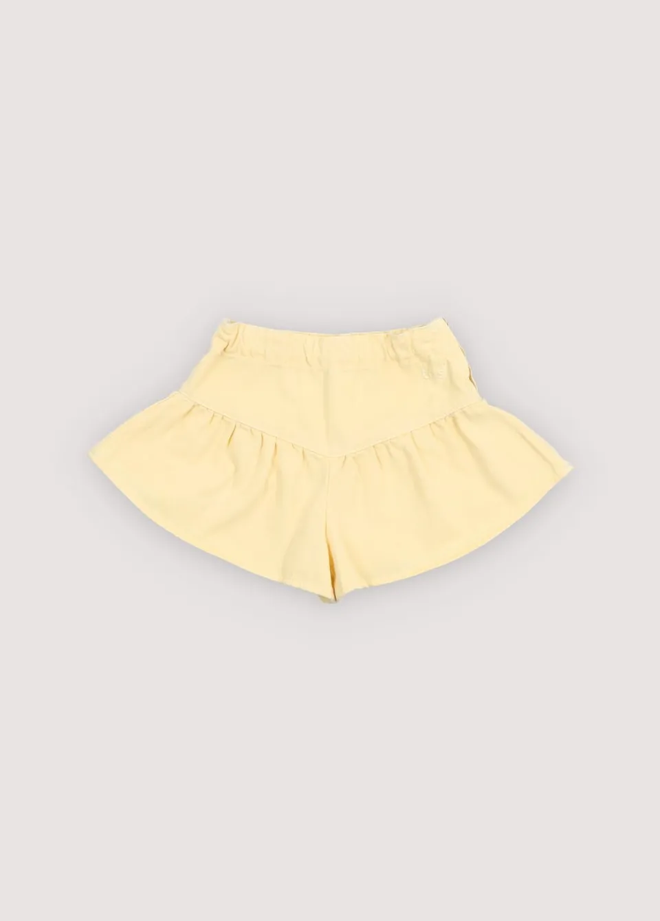 The New Society Bellis shorts 6 anni giallo cotone