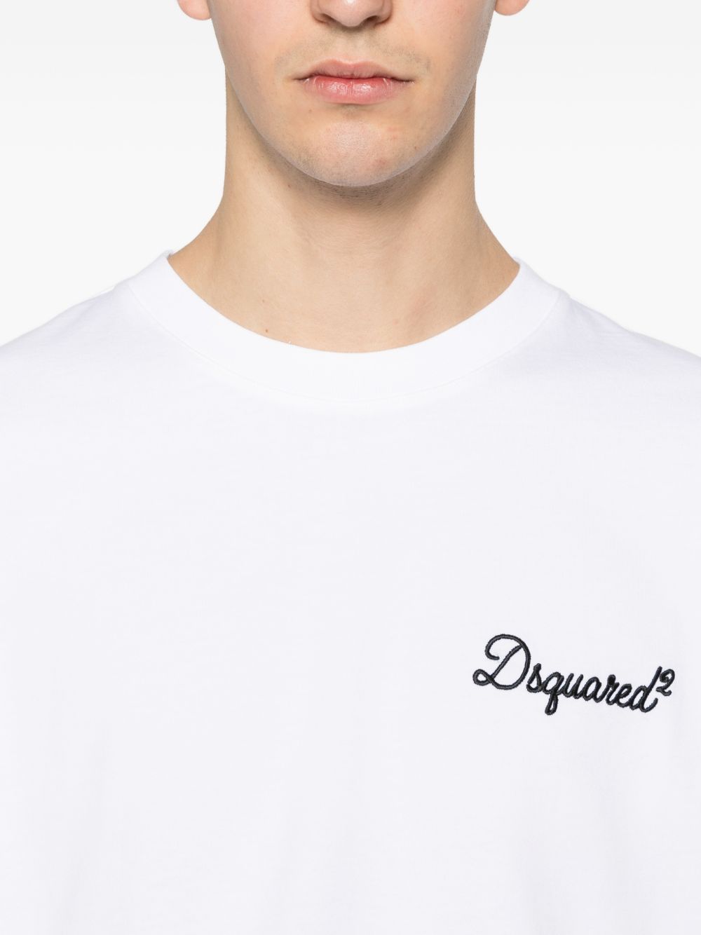 Dsquared2 S74GD1525D20106100 t-shirt bianca uomo