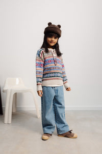 THE NEW SOCIETY Ridge Denim Pant pantaloni denim bimbo