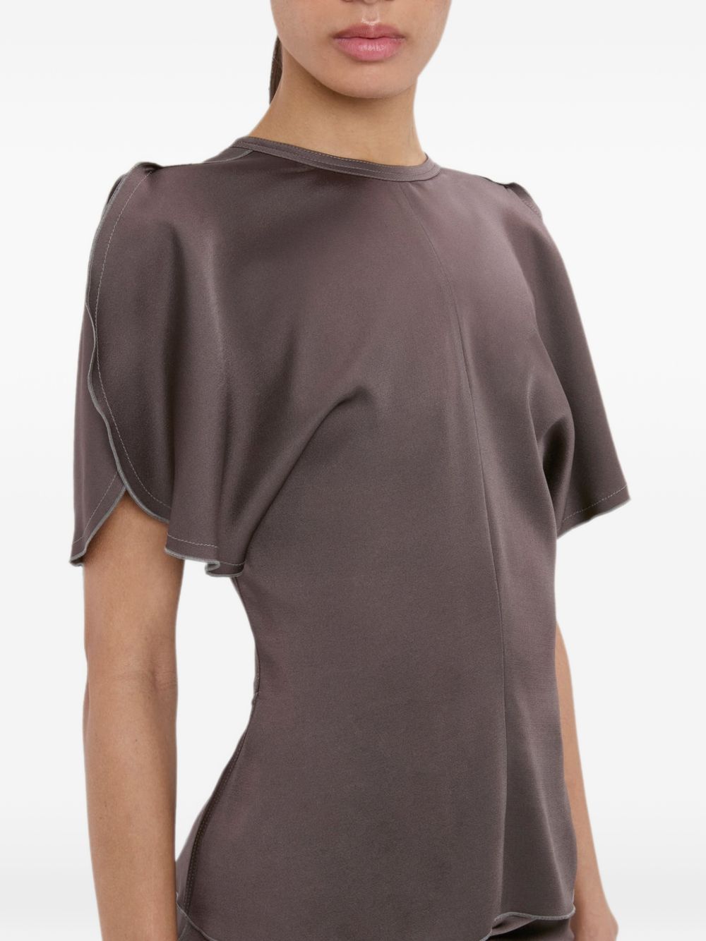 Victoria Beckham 1126WTP006579A top oro donna