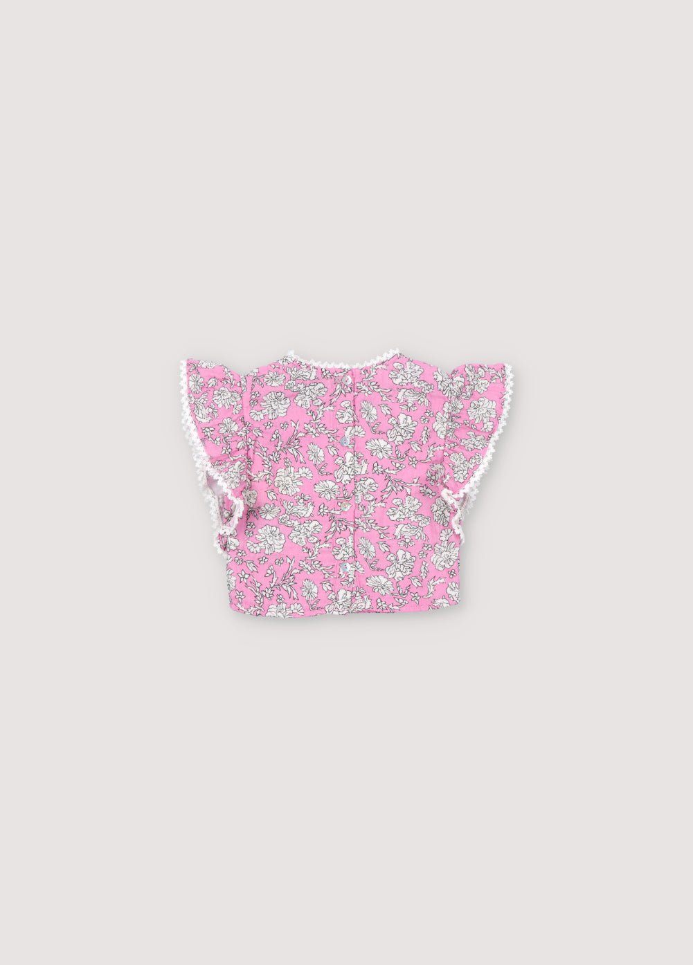 The New Society Melina Baby Blouse Hibiscus cotone 6 mesi