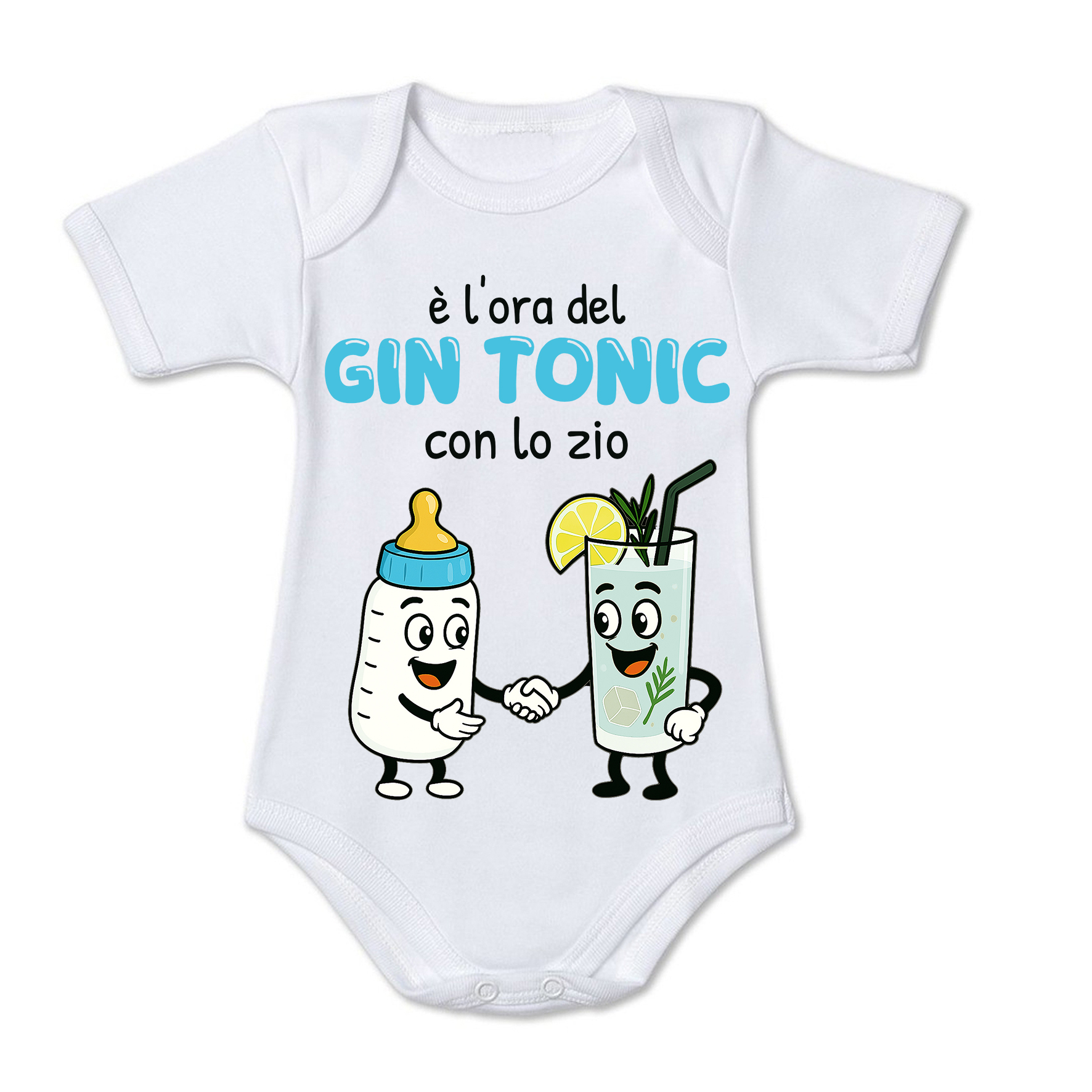 Mr. Gadgets Gin Tonic body neonato per zii cotone