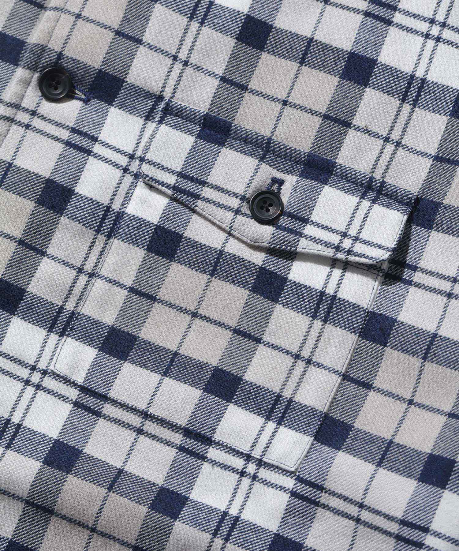 X-Large Quilted Check camicia trapuntata verde flanella