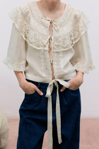 The New Society Ammi blusa ecru viscosa