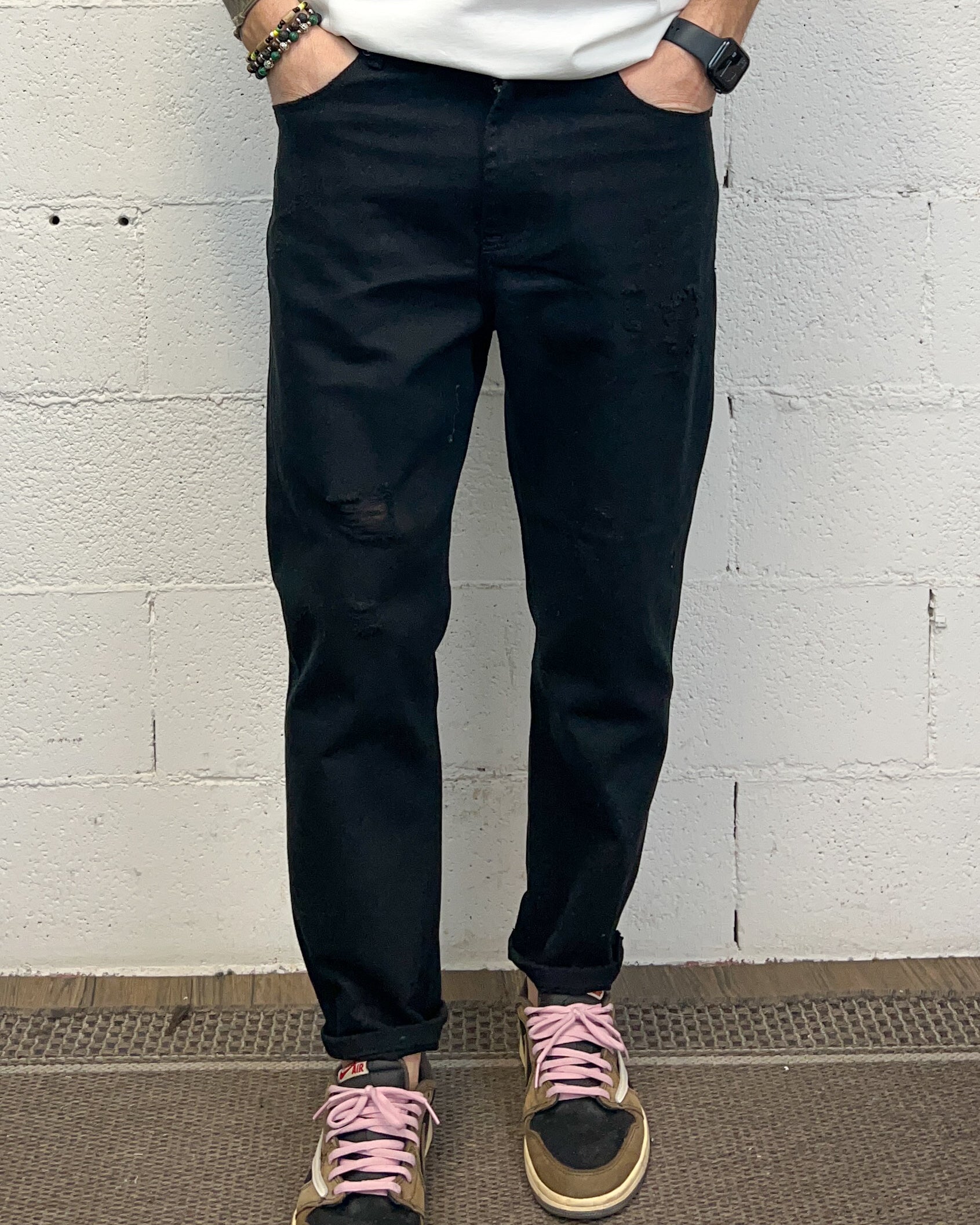 ONLYONE Mike Carrot GIANNI LUPO Jeans Uomo Black