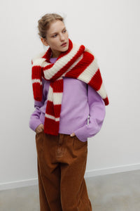 The New Society Breeze maglione donna merino Lupine