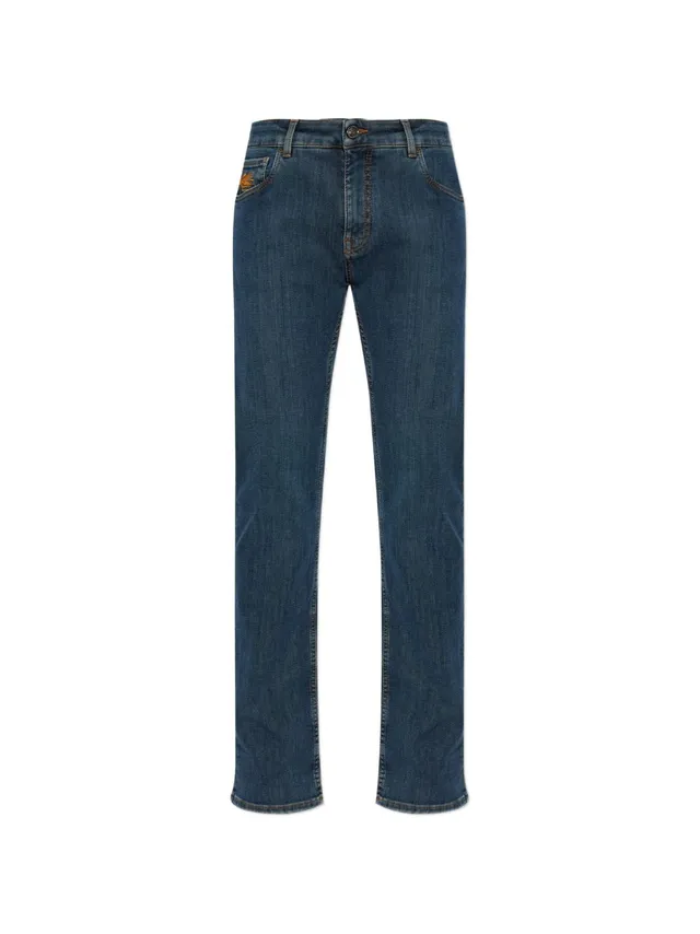 Etro MRNB0004 jeans uomo denim scuro