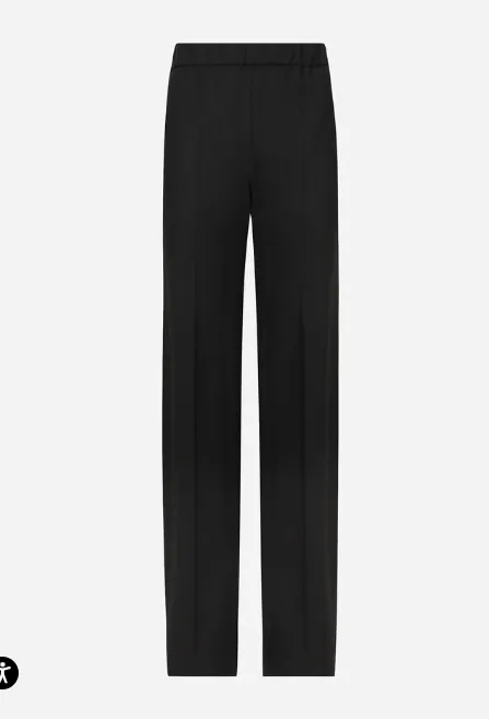 Dolce & Gabbana FTC31TFUBG3N0000 pantaloni neri donna
