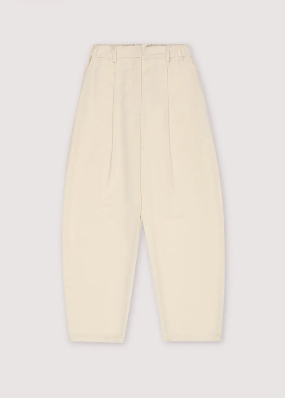 The New Society Mitte Woman Pant pantaloni vaniglia elasticizzati
