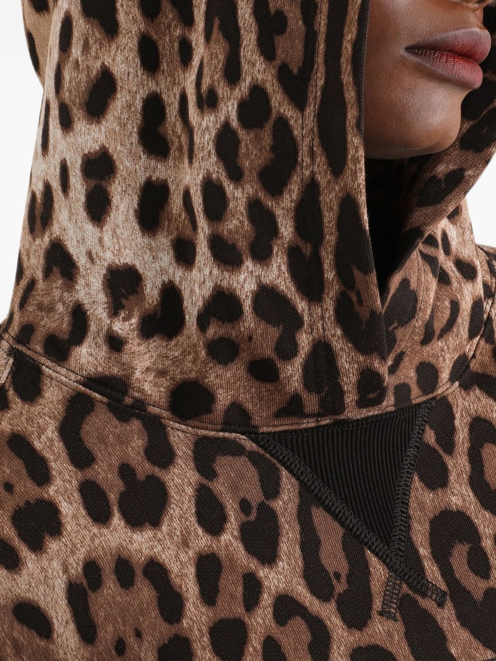 Dolce & Gabbana F9U48T felpa leopard donna