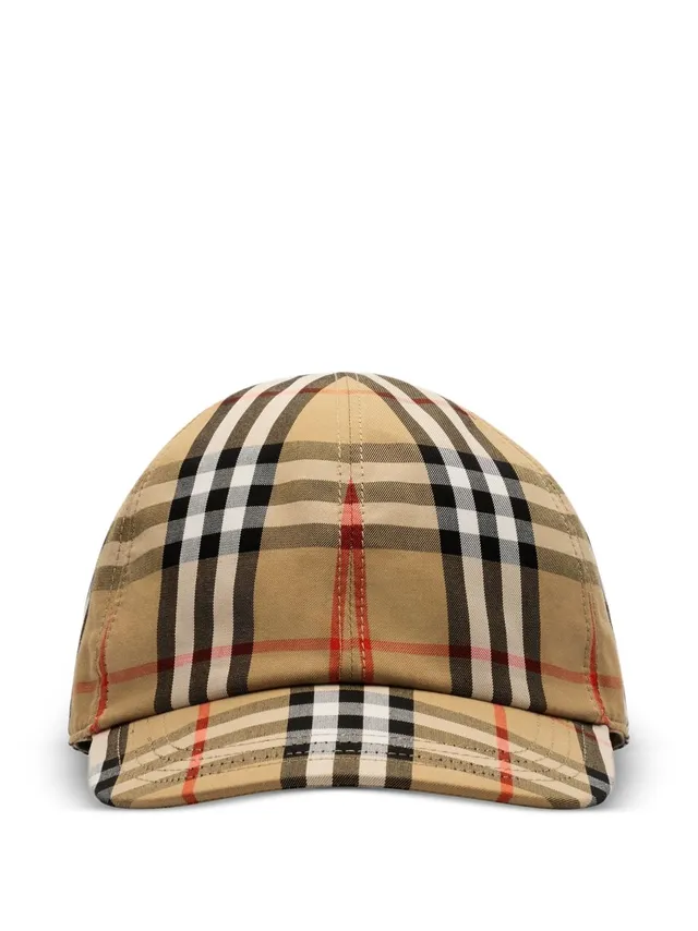 Burberry Kids 8117411 cappello Sand IP Check bambina