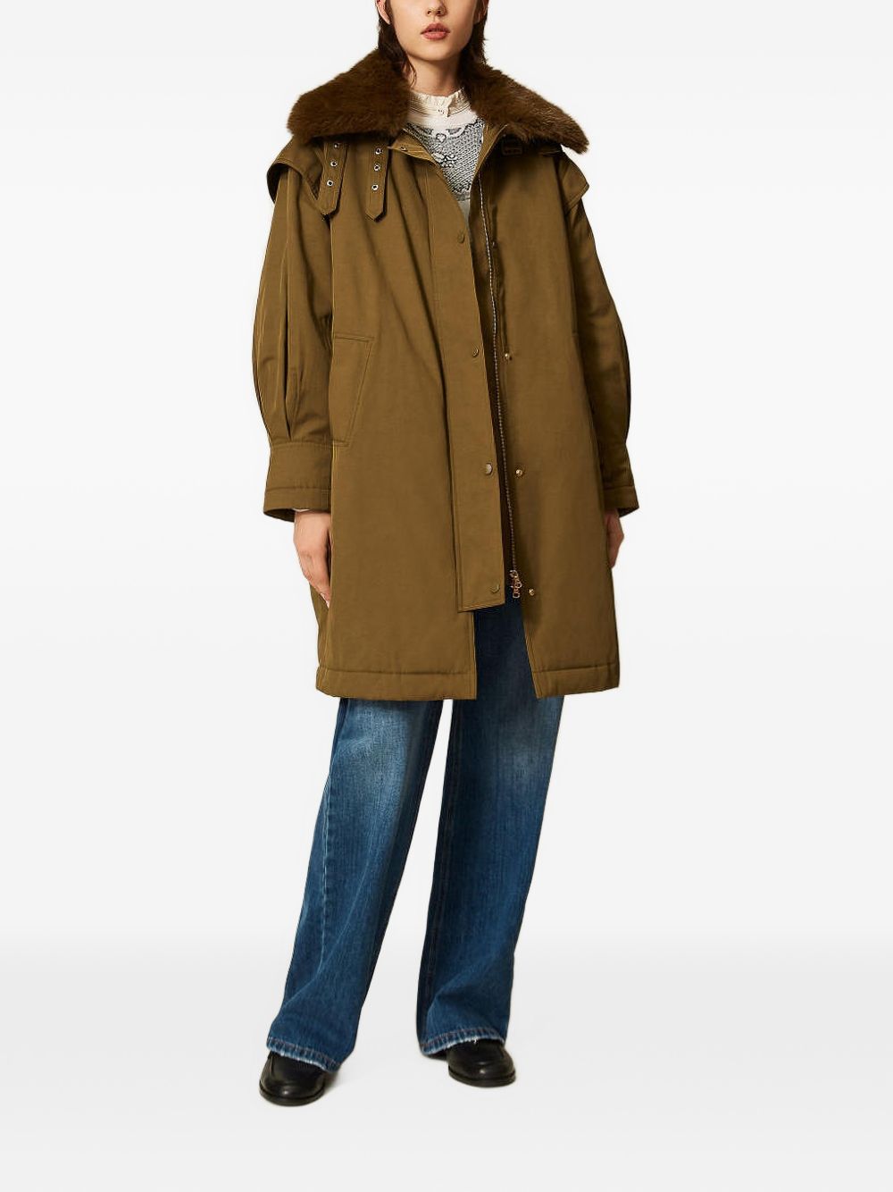 Twinset 262TP2180 parka donna beige