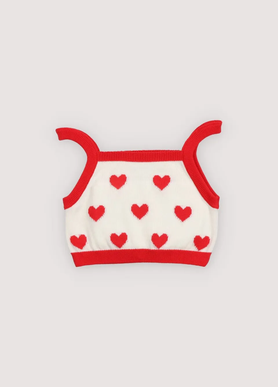 The New Society Maqui Top top cuori 6 anni cotone