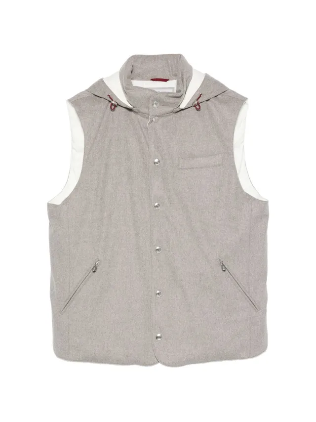 Brunello Cucinelli MM4701775 piumino uomo roccia