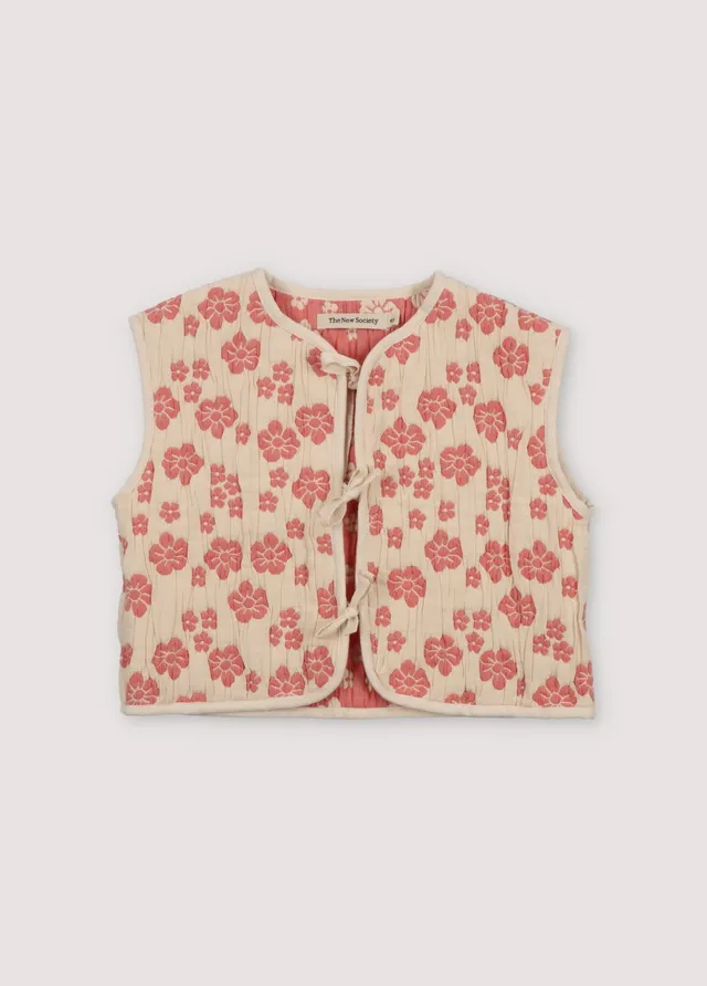 The New Society Leontis Gilet Bambina 6A Cotone Bio