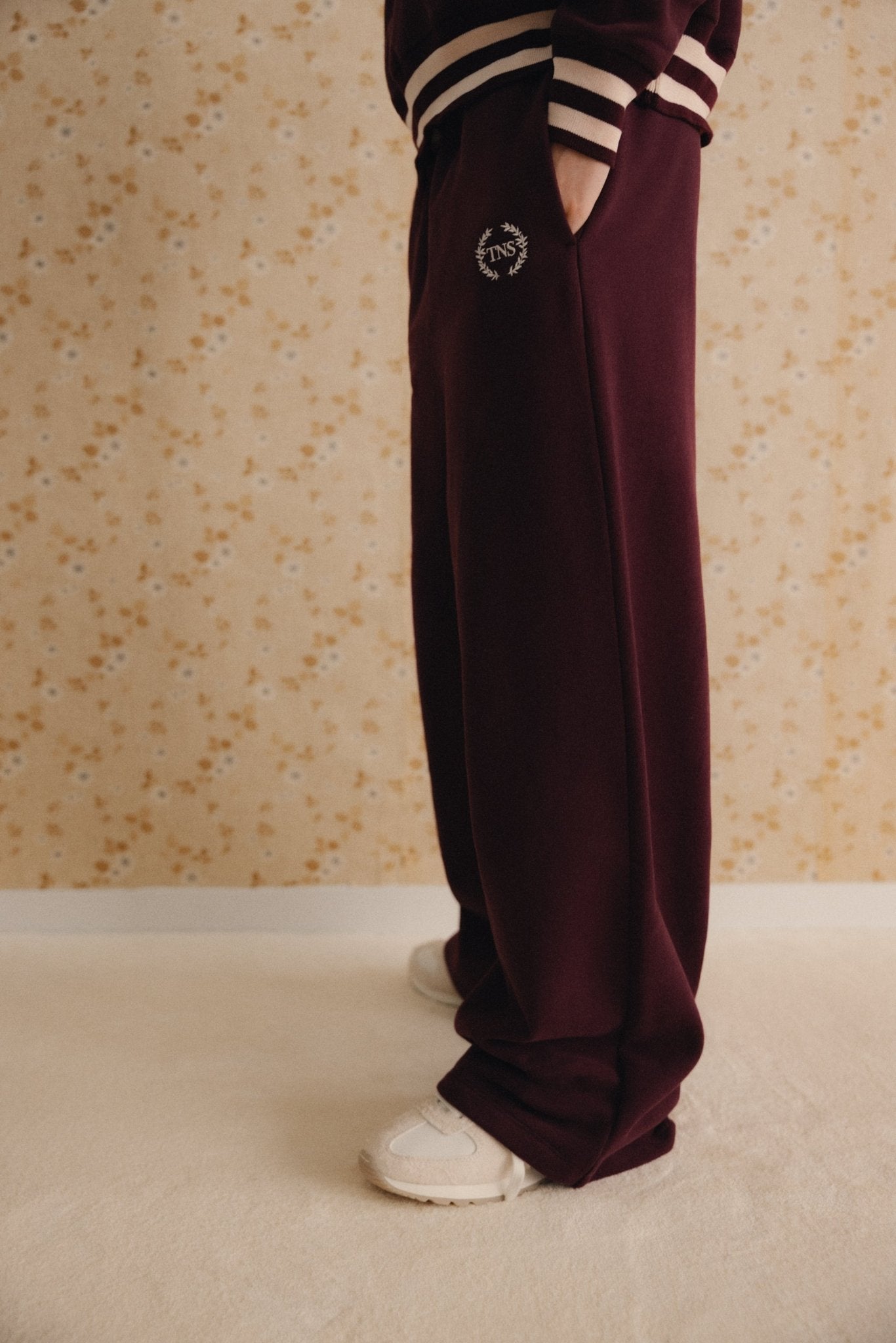 The New Society Mochi pantaloni tuta bordeaux teen