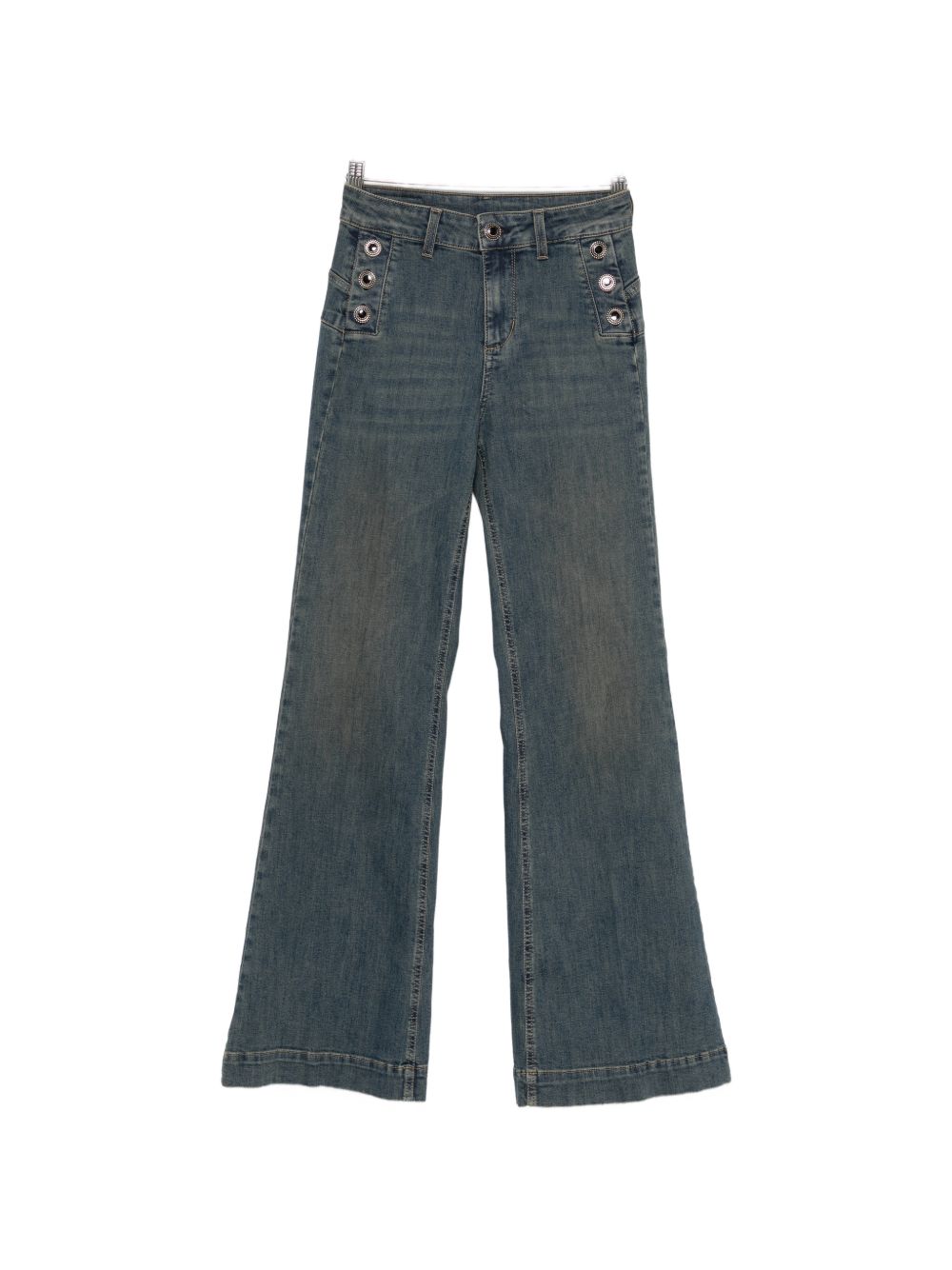 Liu Jo Blue Denim UF6093D0328 Jolie jeans donna denim sporco