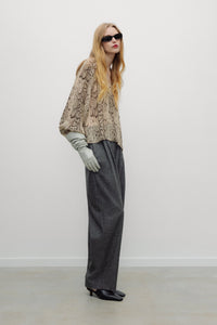 The New Society Isley camicia donna serpente viscosa