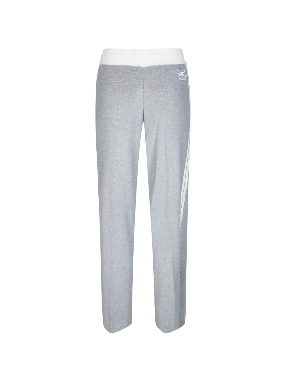 Elisabetta Franchi KP75S66E2 pantaloni grigio avorio