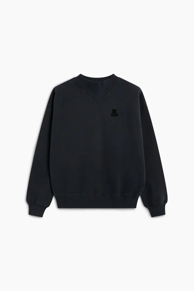 The New Society TNS Logo felpa donna moonless night cotone